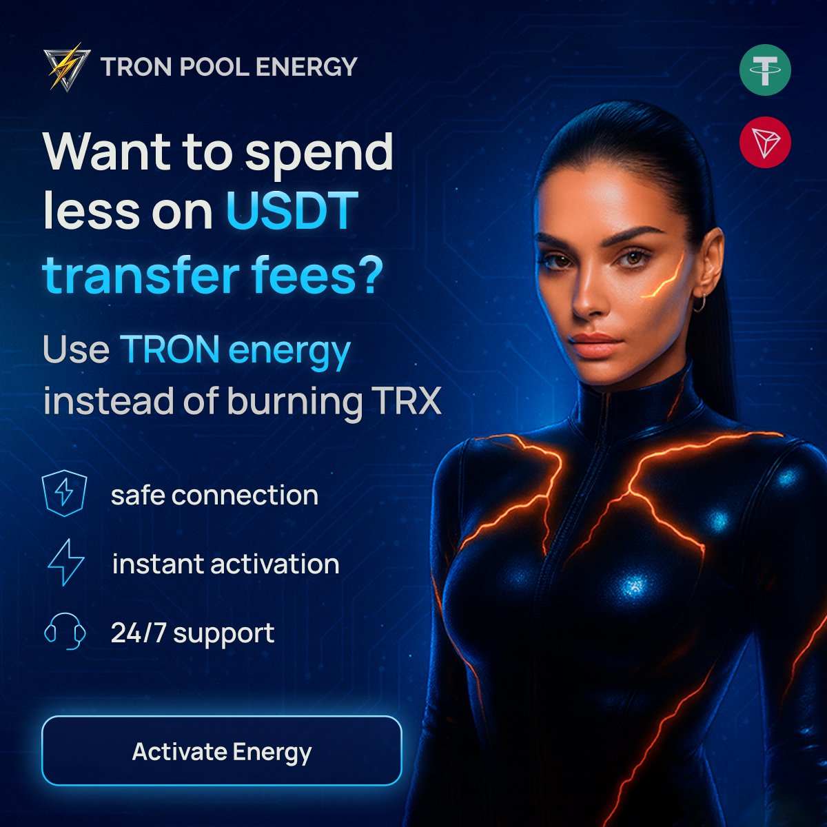 Cut your USDT TRC-20 costs with Tron Pool Energy. Safe, transparent and optimized for every transaction.