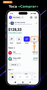 Pantalla principal de la billetera Trust Wallet con el botón de compra de criptomonedas.
