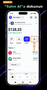 Kripto para satın alma düğmesi ile Trust Wallet ana ekranı.