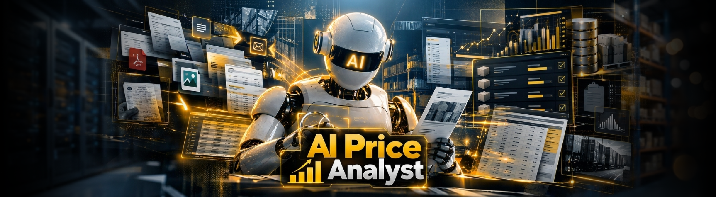 AI agent for automated analysis of supplier quotations, price comparison, offer history, supplier evaluation, and procurement analytics.