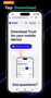 Selecting the Android platform to download Trust Wallet on the official website.