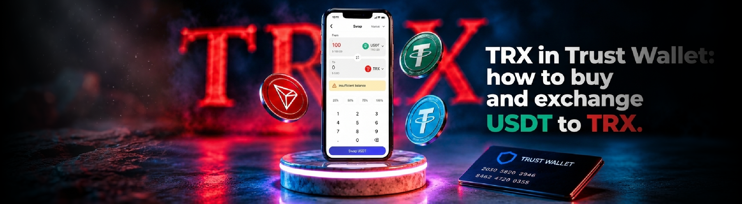 How to Buy TRX in Trust Wallet — Purchase with Fiat or Exchange USDT TRC-20