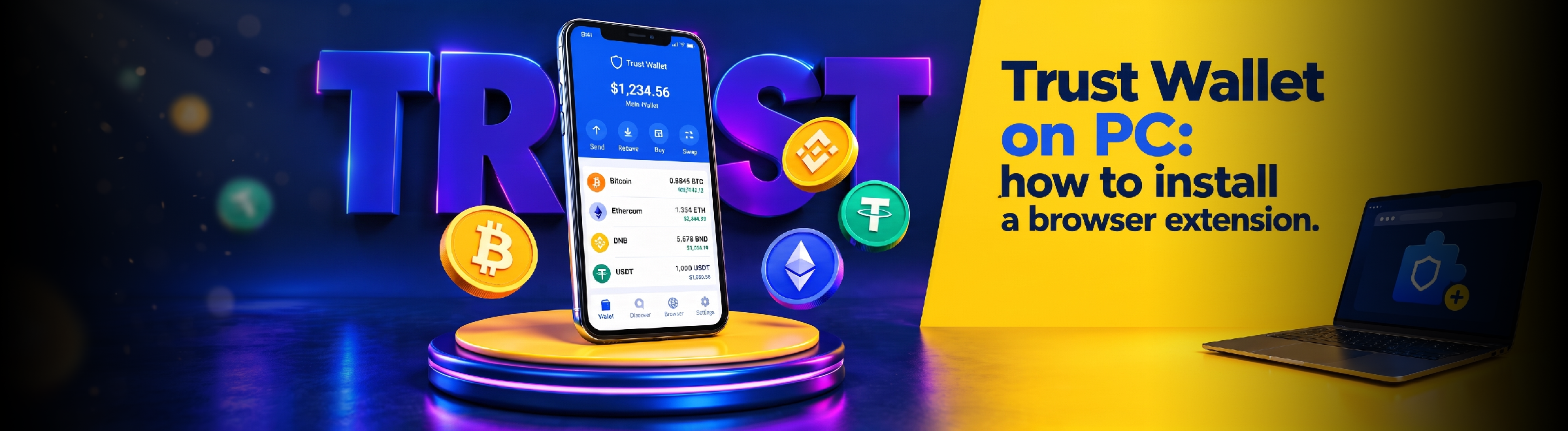 How to install Trust Wallet browser extension on PC