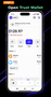 Trust Wallet crypto wallet main screen for adding tokens