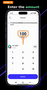 Entering the USDT transfer amount in the Trust Wallet app