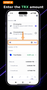 Entering the TRX amount to lock in the TRON network smart contract