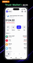 Trust Wallet kripto cüzdanının varlık bakiyelerini gösteren ana ekranı