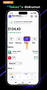 Trust Wallet kripto para cüzdanı ana ekranındaki "Takas" (Swap) düğmesi.