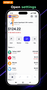 Navigating to the active wallet settings on the Trust Wallet main screen