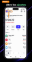 Navegación a la configuración de la billetera activa en la pantalla principal de Trust Wallet
