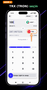 Takas yönünün seçimi: Trust Wallet uygulamasında USDT tokeninden TRX coinine.