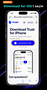 iOS işletim sistemi için Trust Wallet uygulaması indirme düğmesi.