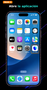 Icono de la aplicación Trust Wallet instalada con éxito en la pantalla de inicio del iPhone.