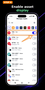 Toggling the switch to display the TRX coin on the Trust Wallet main screen.