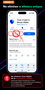 Advertencia de no eliminar la aplicación Trust Wallet antes de verificar la frase semilla